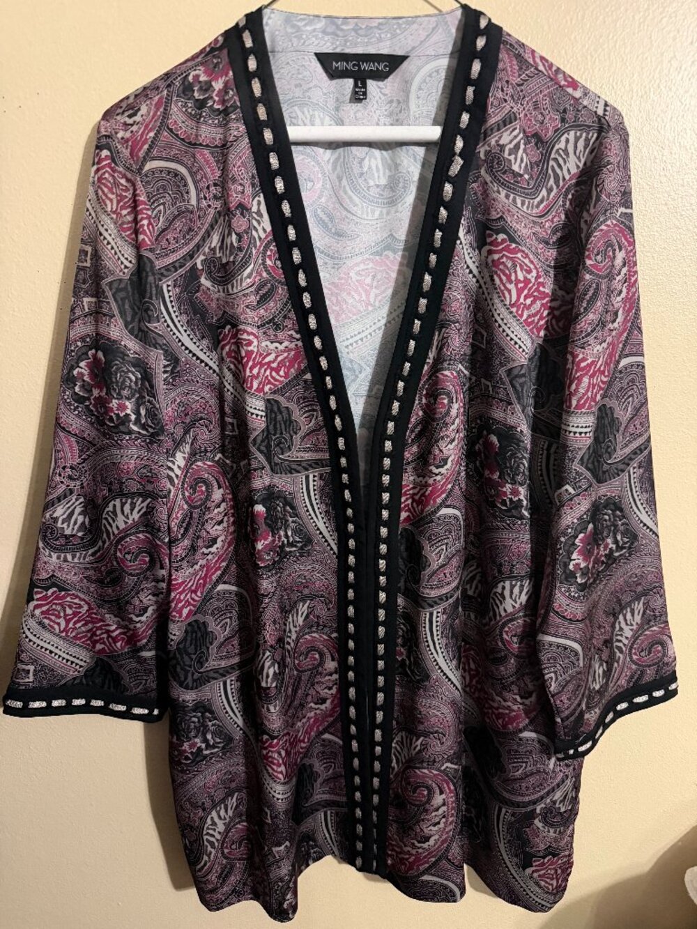 Paisley Print Light Weight Jacket